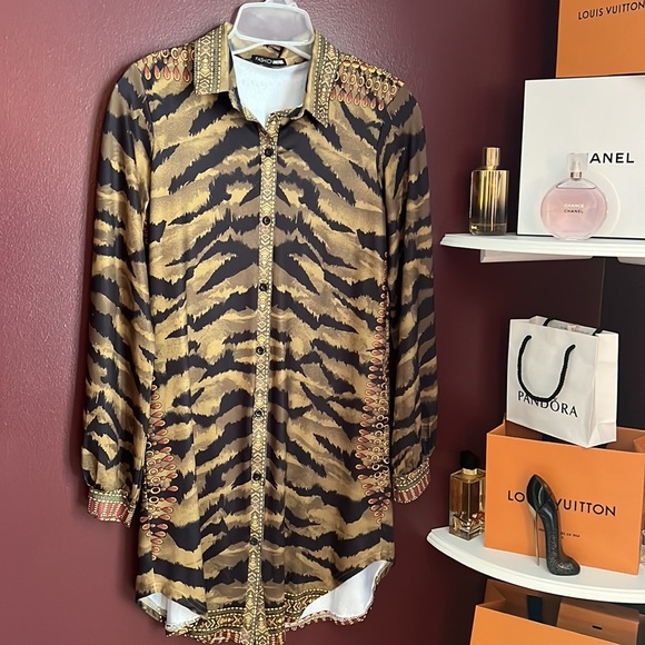 Mini Shirt Dress - Picture 2 of 3